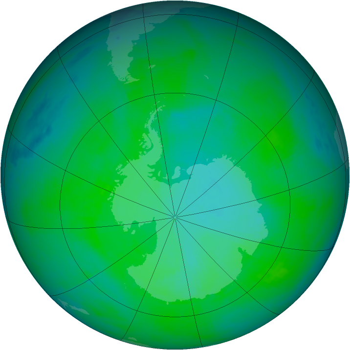 Ozone Map 1986-12-14